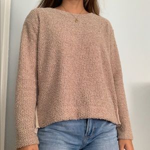 Zara Collection Gold Sweater with Chiffon details